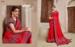Picture of Charming Georgette & Silk Crimson Saree