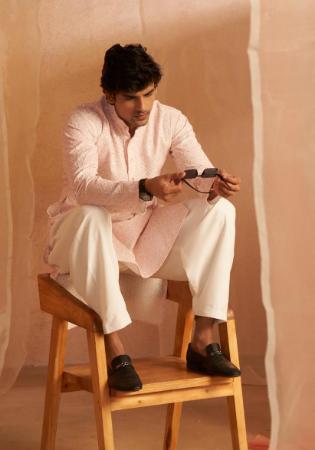 Picture of Charming Silk Rosy Brown Kurtas