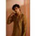 Picture of Radiant Silk Dark Olive Green Kurtas