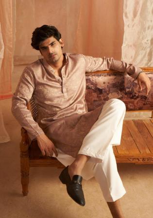 Picture of Sublime Silk Wheat Kurtas