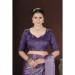Picture of Delightful Chiffon Purple Saree