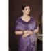 Picture of Delightful Chiffon Purple Saree