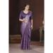 Picture of Delightful Chiffon Purple Saree