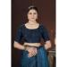 Picture of Resplendent Chiffon Dark Slate Grey Saree