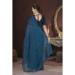 Picture of Resplendent Chiffon Dark Slate Grey Saree