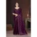 Picture of Enticing Chiffon Maroon Saree