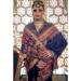 Picture of Pleasing Silk Navy Blue Saree
