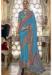 Picture of Ravishing Silk Dark Turquoise Saree