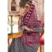 Picture of Magnificent Silk Saddle Brown Saree