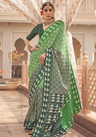 Picture of Charming Silk Teal Saree