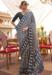 Picture of Exquisite Silk Dark Slate Grey Saree