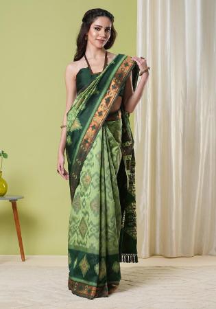 Picture of Sublime Silk Dark Sea Green Saree
