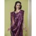 Picture of Superb Silk Rosy Brown Saree