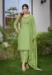 Picture of Cotton Dark Sea Green Readymade Salwar Kameez