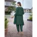 Picture of Elegant Cotton Dark Green Readymade Salwar Kameez