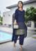 Picture of Cotton Dark Slate Grey Readymade Salwar Kameez
