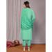 Picture of Cotton Medium Aqua Marine Readymade Salwar Kameez