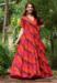 Picture of Excellent Chiffon Orange Red Readymade Gown