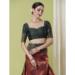 Picture of Beautiful Silk Brown Saree