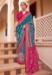 Picture of Alluring Silk Teal Saree