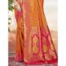 Picture of Elegant Silk Chocolate Saree