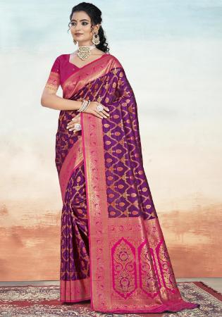 Picture of Appealing Silk Brown Saree