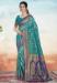 Picture of Marvelous Silk Teal Saree