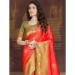 Picture of Gorgeous Silk Crimson Saree
