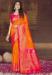 Picture of Superb Silk Dark Orange Saree
