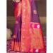 Picture of Statuesque Silk Purple Saree
