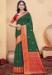 Picture of Sublime Silk Forest Green Saree