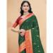Picture of Sublime Silk Forest Green Saree