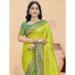 Picture of Resplendent Silk Golden Rod Saree