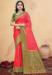Picture of Beautiful Silk Crimson Saree