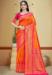 Picture of Alluring Silk Coral Saree