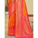 Picture of Alluring Silk Coral Saree