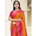 Picture of Delightful Silk Chocolate Saree