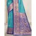 Picture of Appealing Silk Medium Turquoise Saree