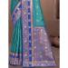 Picture of Appealing Silk Steel Blue Saree