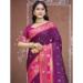 Picture of Beautiful Silk Dark Slate Blue Saree