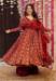 Picture of Appealing Chiffon Indian Red Readymade Salwar Kameez