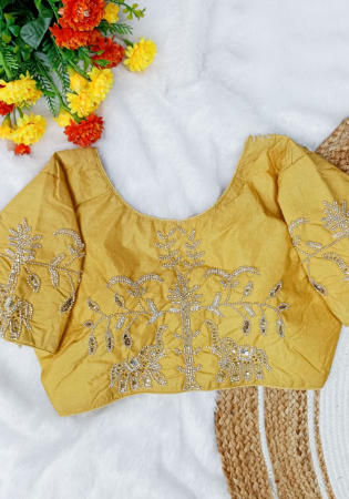 Picture of Exquisite Silk Peru Designer Blouse