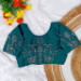 Picture of Graceful Silk Teal Designer Blouse