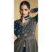 Picture of Georgette Dark Slate Grey Anarkali Salwar Kameez