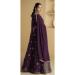 Picture of Shapely Georgette Purple Anarkali Salwar Kameez