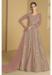 Picture of Excellent Georgette Rosy Brown Anarkali Salwar Kameez