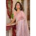Picture of Classy Organza Rosy Brown Saree