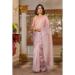 Picture of Classy Organza Rosy Brown Saree