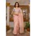 Picture of Charming Organza Wheat Saree