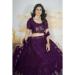 Picture of Superb Chiffon Purple Lehenga Choli